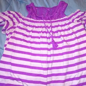 JUSTICE SZ 18/20 SHORT SLEEVE TOP!